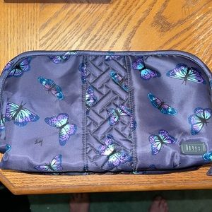 LUGLIFE Flash in Butterfly Grey make up bag!